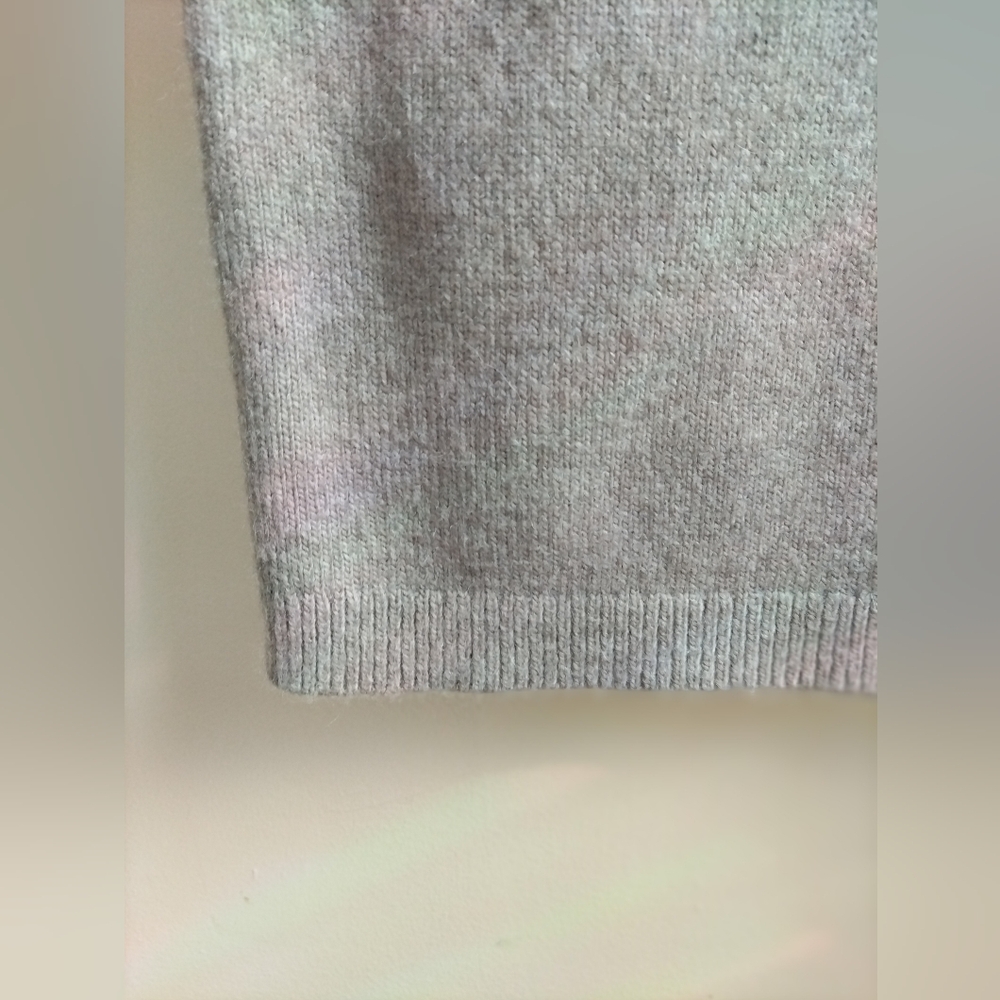 H&M Taupe Melange Cozy Knit Bodycon Longline Sweater Dress XS. - Picture 9 of 10